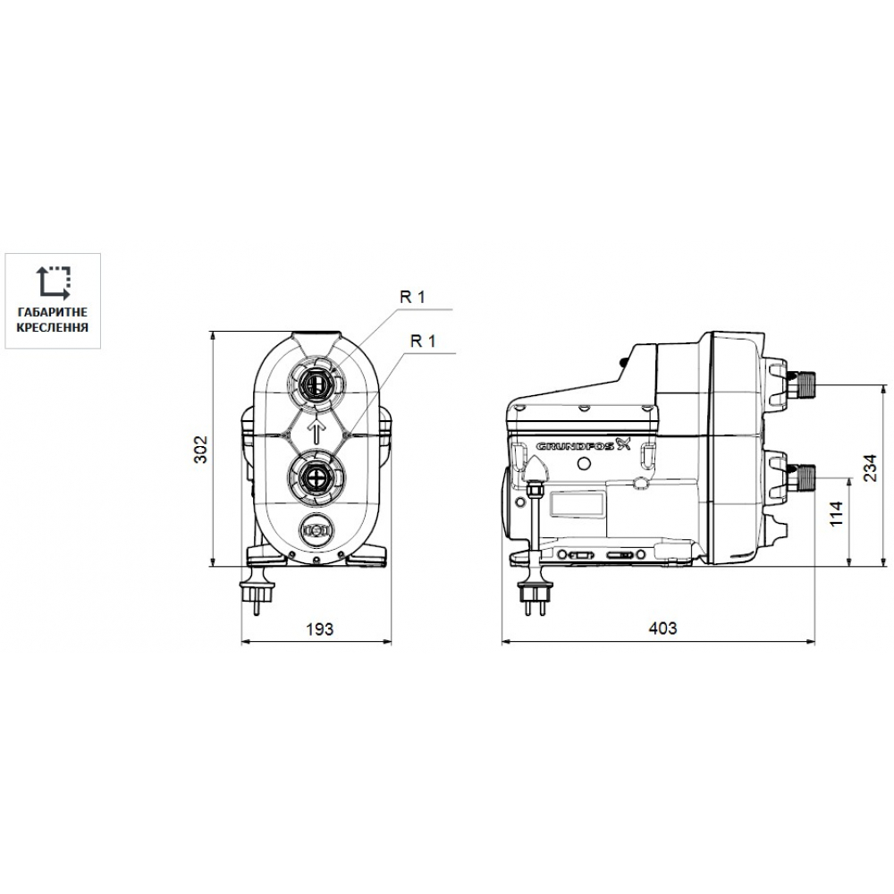 Насосна станція Grundfos SCALA2 3-45 (93013252)