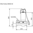 Дренажно-фекальный насос Wilo Padus MINI3-M04.10/M05-523/A-10M (3118609)