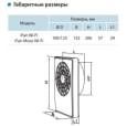 Витяжний вентилятор настінний Vents iFan Wi-Fi 100