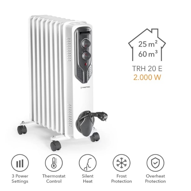 Масляный радиатор Trotec TRH 20 E