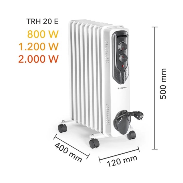 Масляный радиатор Trotec TRH 20 E