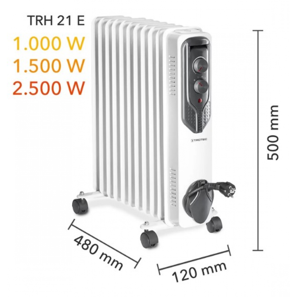 Масляный радиатор Trotec TRH 21 E