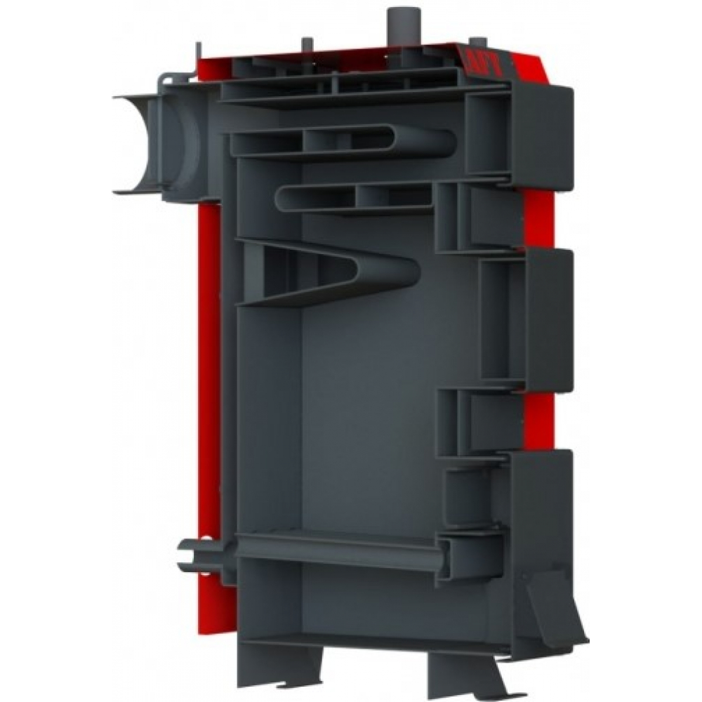 Котел твердотопливный длительного горения Kraft серия S new, 12 с ручным управлением