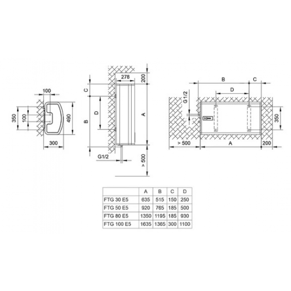 Бойлер накопичувальний електричний Tiki FTG50E5 SuprF50V9 (700152)