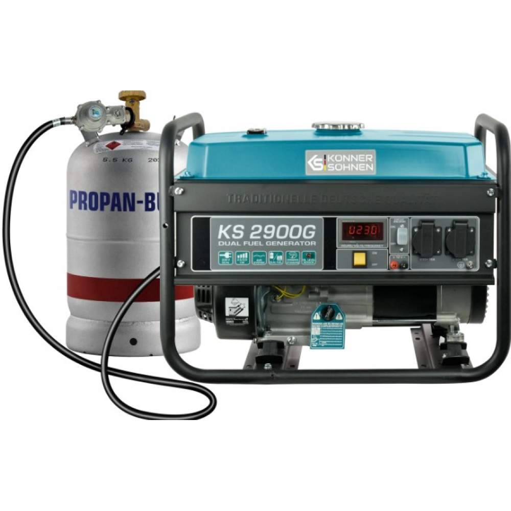Комбинированный генератор Генератор газобензиновый Könner&Söhnen KS 2900G + Портативная электростанция Könner&Söhnen KS 500PS