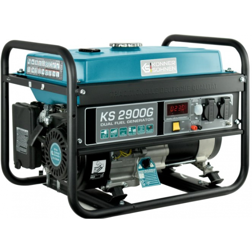 Комбинированный генератор Генератор газобензиновый Könner&Söhnen KS 2900G + Портативная электростанция Könner&Söhnen KS 500PS