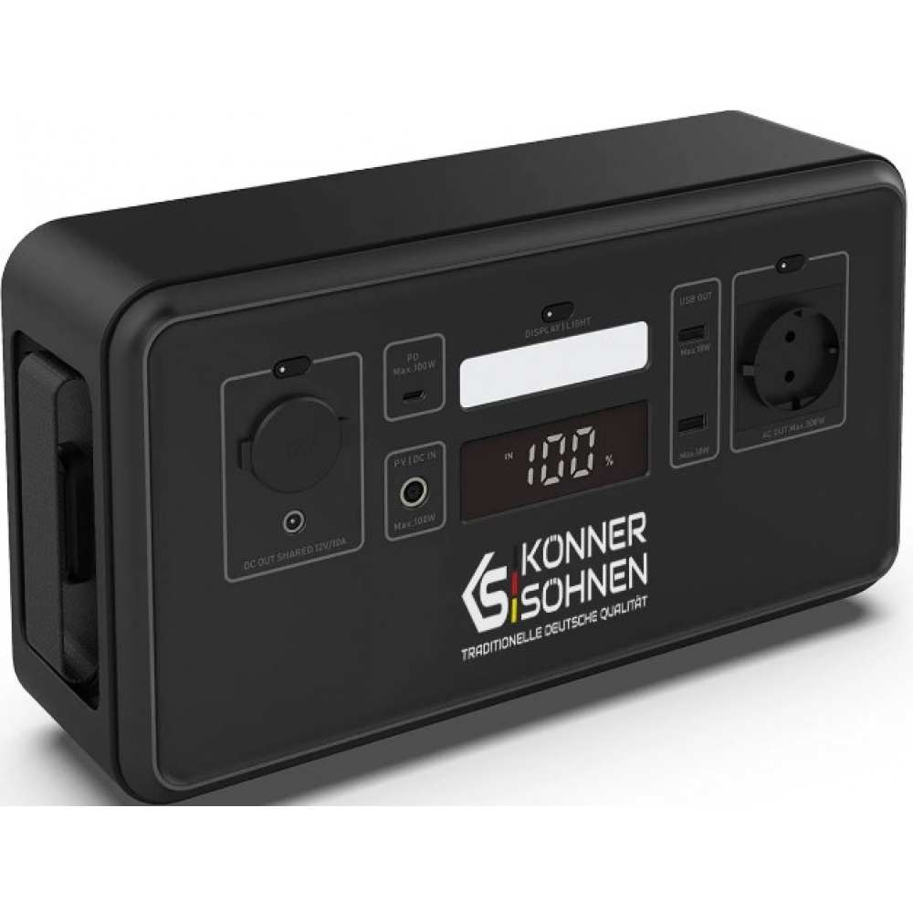 Комбинированный генератор Генератор газобензиновый Könner&Söhnen KS 2900G + Портативная электростанция Könner&Söhnen KS 500PS