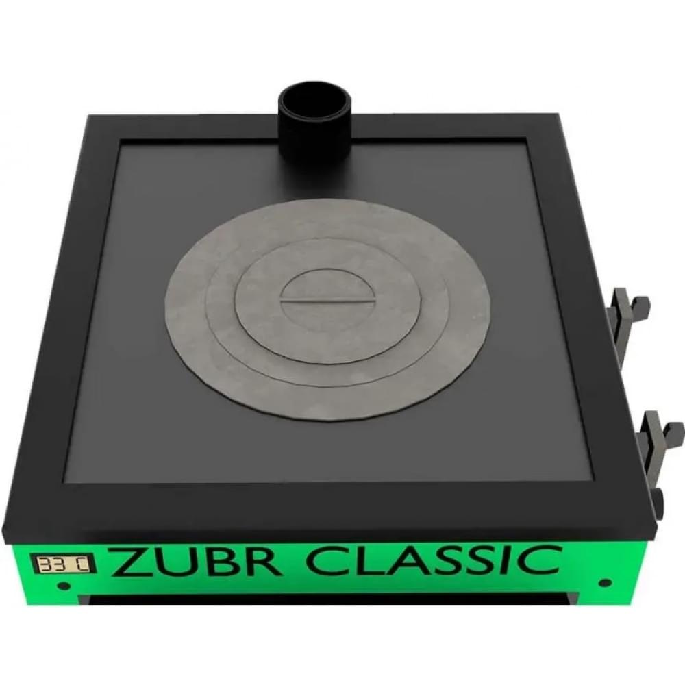 Котел твердотопливный длительного горения Zubr Classic Termo плита 18 кВт