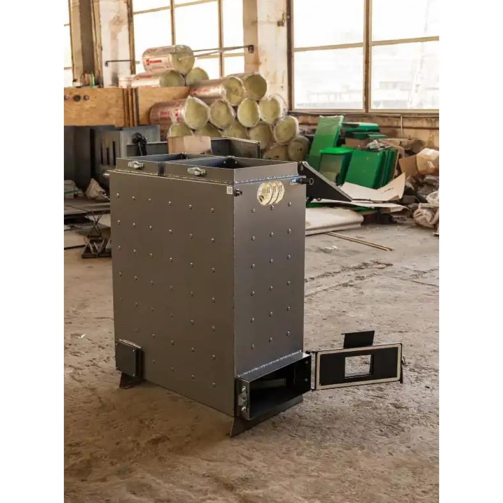 Котел твердотопливный длительного горения Zubr - 99 кВт