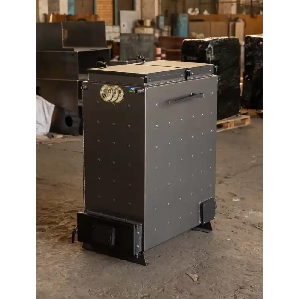 Котел твердотопливный длительного горения Zubr - 99 кВт