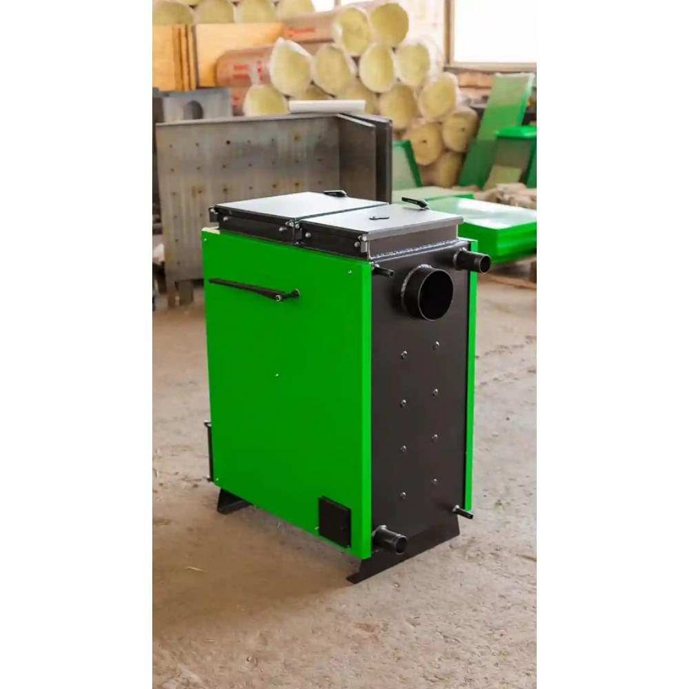 Котел твердотопливный длительного горения Zubr Pro - 55 кВт