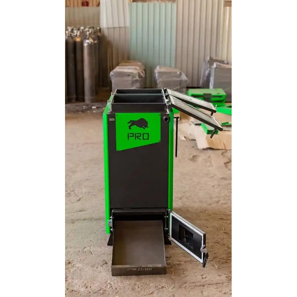 Котел твердотопливный длительного горения Zubr Pro - 55 кВт