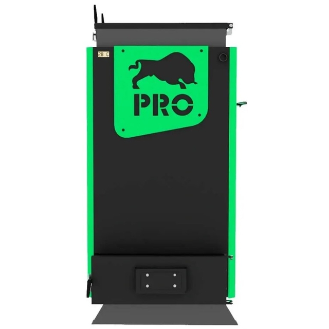 Котел твердотопливный длительного горения Zubr Pro - 10 кВт