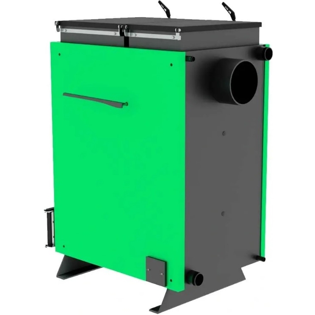 Котел твердотопливный длительного горения Zubr Pro - 10 кВт