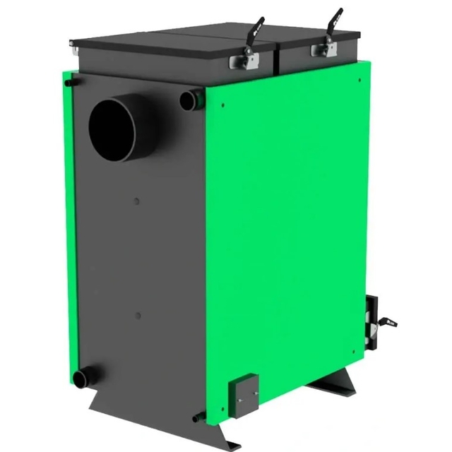 Котел твердотопливный длительного горения Zubr Pro - 10 кВт