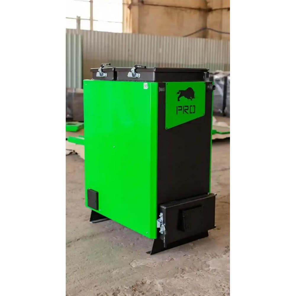 Котел твердотопливный длительного горения Zubr Pro - 55 кВт