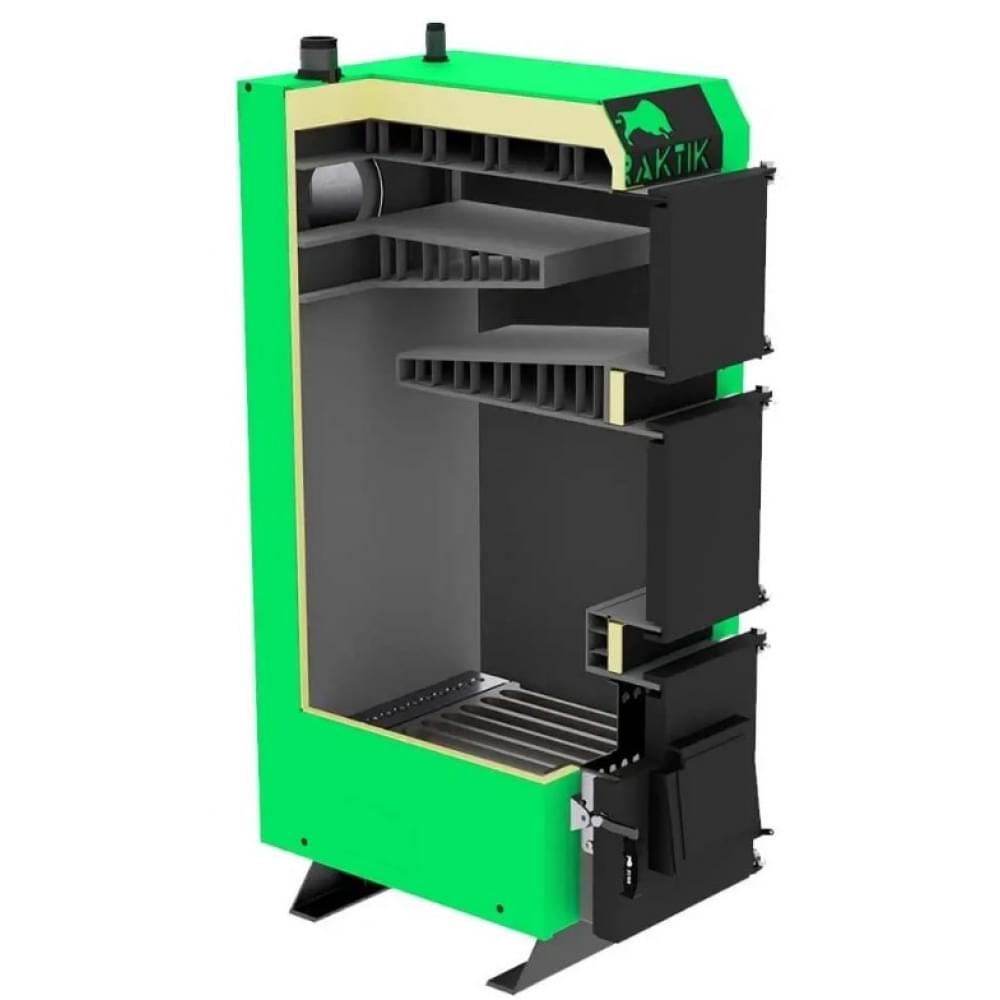 Котел твердотопливный длительного горения Zubr Praktik 20 кВт