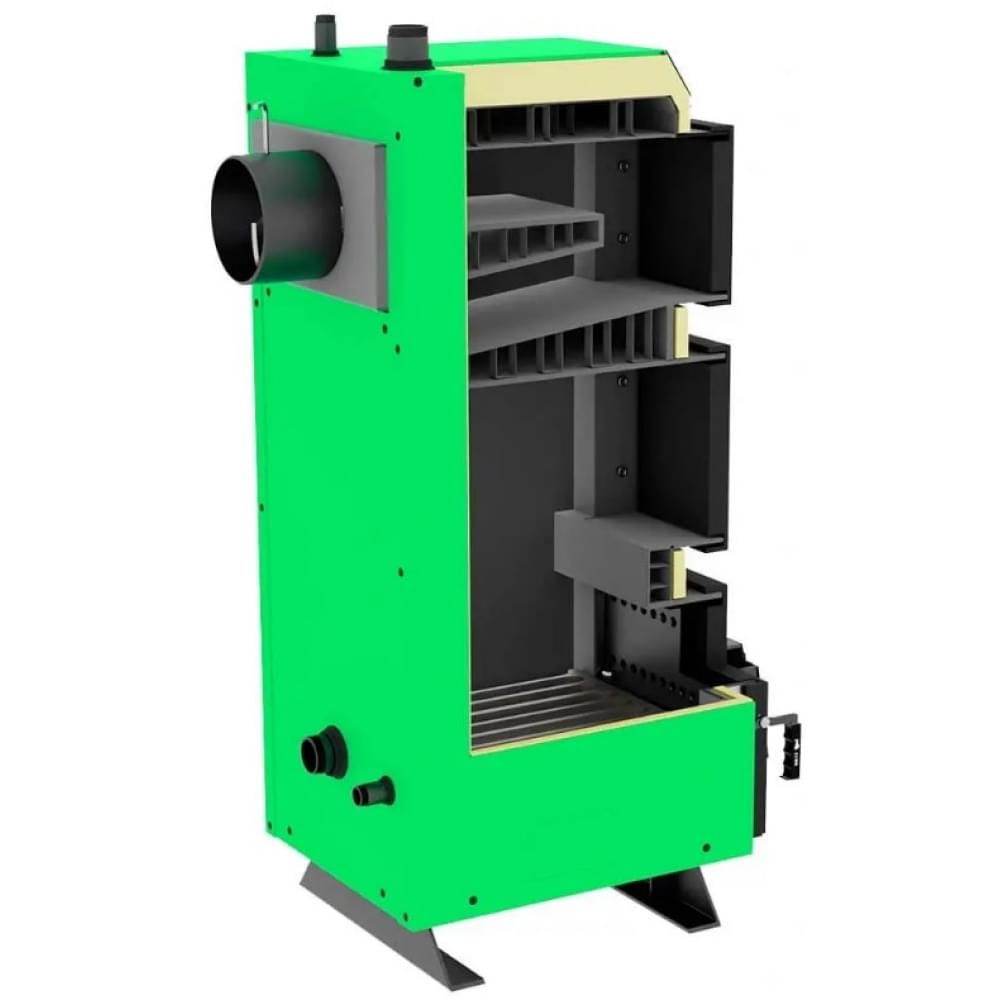 Котел твердотопливный длительного горения Zubr Praktik 20 кВт