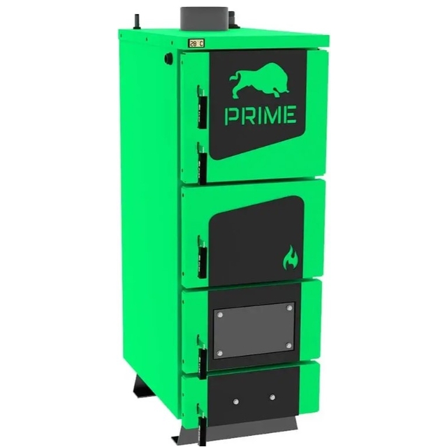 Котел твердотопливный длительного горения Zubr Prime 20 кВт