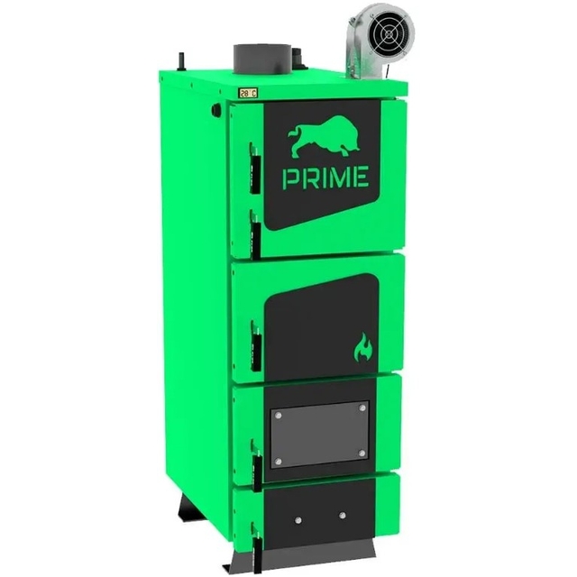 Котел твердотопливный длительного горения Zubr Prime 20 кВт