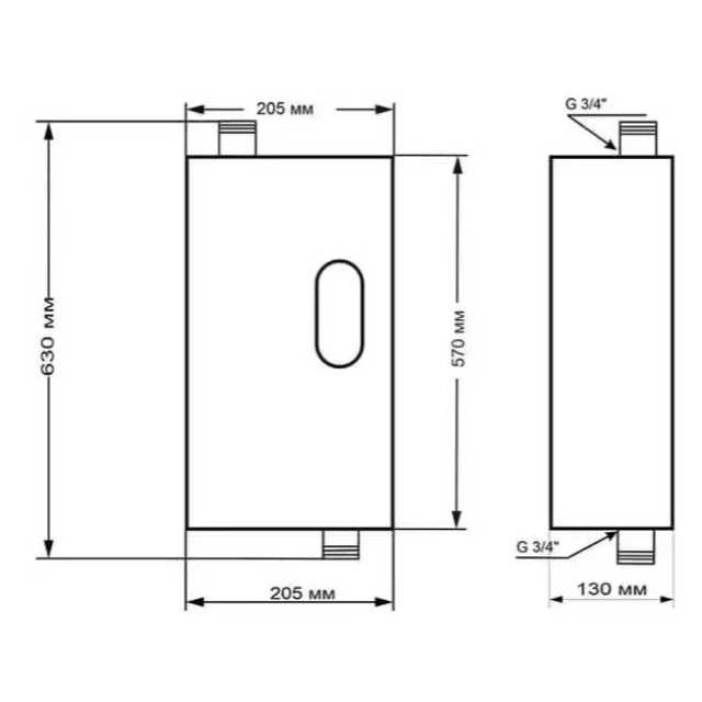 Котел электрический Warmly WCS PREMIUM 6 кВт 220/380В симистор Philips (Ps26146)