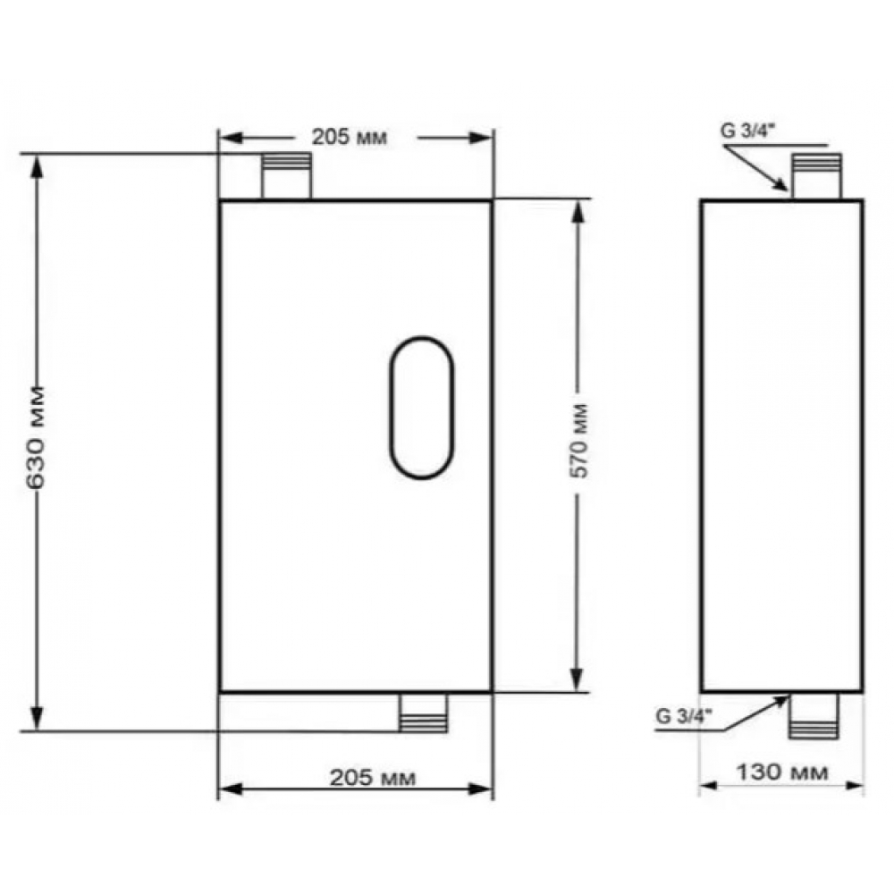 Котел электрический Warmly WCSM PREMIUM 12 кВт 380В симистор Philips с насосом (Pm212160)