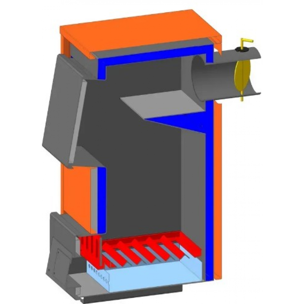 Котел твердотопливный длительного горения Neon Flame 14 кВт (T114291)