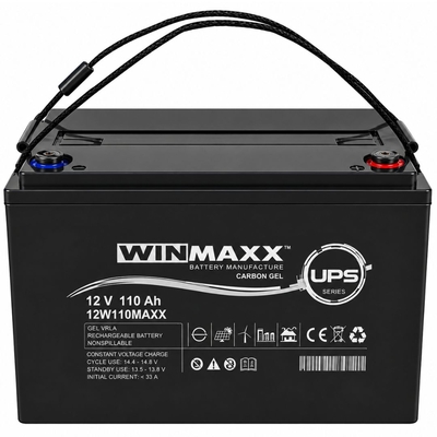 Аккумулятор гелевый Winmaxx 12W 110MAXX 12V 110Ah (12W110MAXX)
