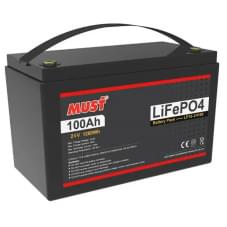 Must LFP15-24100 LiFePo4 24V 100Ah