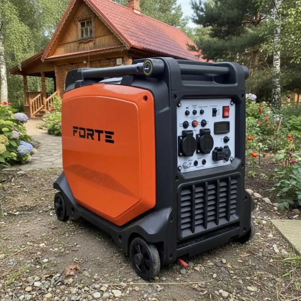 Бензиновий генератор Forte FG6500iE (5кВт)