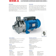 Поверхностный насос центробежный Speroni WX 500-A/2,2 (трёхфазный)