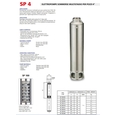 Погружной насос Speroni SP 100-14 (без двигуна HP150)