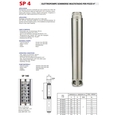 Погружной насос Speroni SP 140-10 (без двигуна HP150)