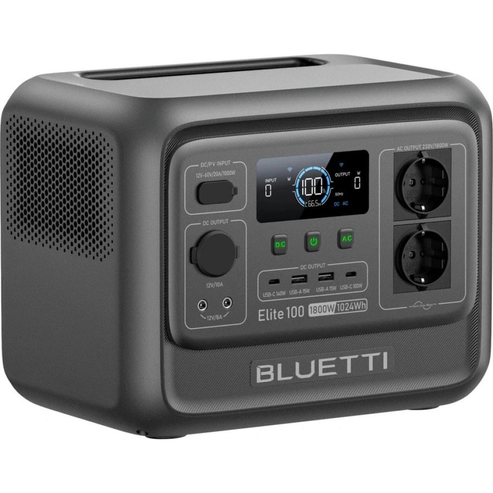 Портативна зарядна станція Bluetti Elite 100 V2 1800W 1024Wh