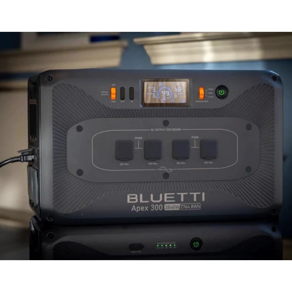 Портативная зарядная станция Bluetti Apex 300 3840W 2764,8Wh + Bluetti B300K