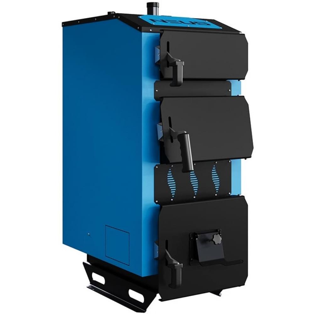 Котел твердотопливный длительного горения Neus Praktik New Plus 12 кВт с автоматикой