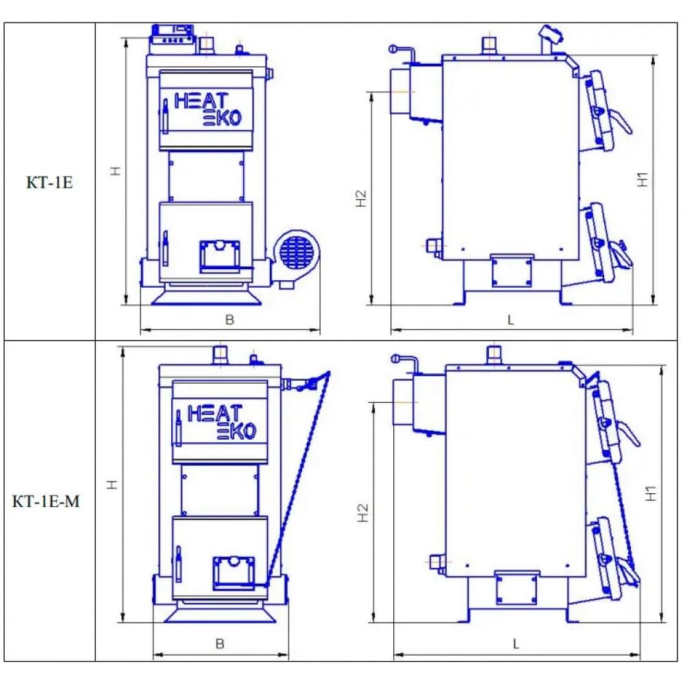 Котел твердотопливный длительного горения Neus Heat-Eko 10 кВт