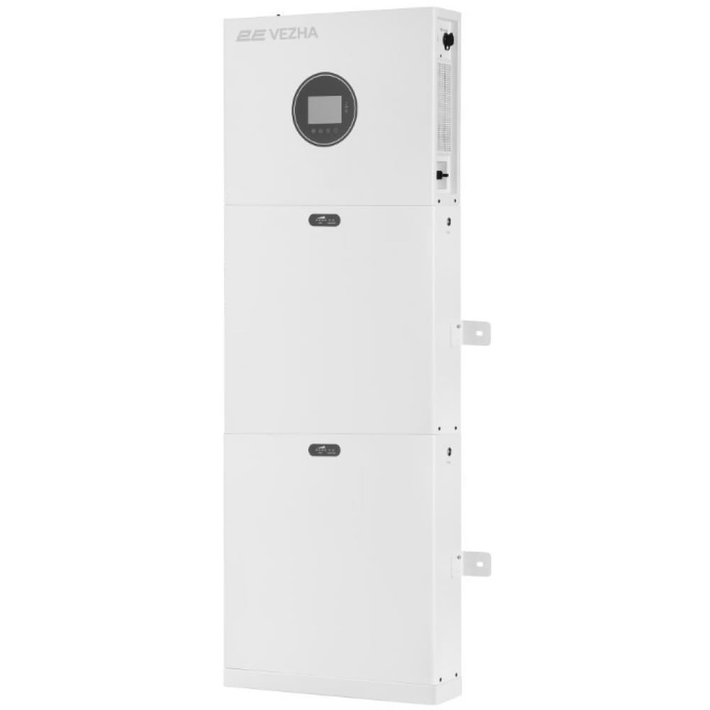 Комплект резервного питания 2E PowerWall Vezha, 5000 Вт, 10.24 кВт/ч, MPPT 5.5 кВт, WiFi (2E-ESS-PWV5-10)