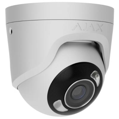 Проводная охранная IP-камера Ajax TurretCam HL (5 Mp/2,8 mm) White (126261.197.WH1) (000059514)