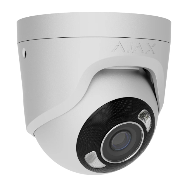 Проводная охранная IP-камера Ajax TurretCam HL (5 Mp/2,8 mm) White (126261.197.WH1) (000059514)