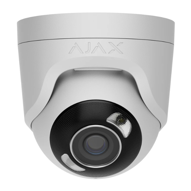Проводная охранная IP-камера Ajax TurretCam HL (5 Mp/2,8 mm) White (126261.197.WH1) (000059514)