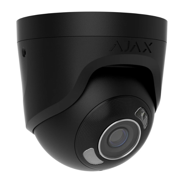 Проводная охранная IP-камера Ajax TurretCam HL (5 Mp/2,8 mm) Black (126260.197.BL1) (000059515)