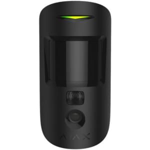 Ajax HDR MotionCam (PhOD) з підтримкою фотоверифікації тривог, функцій "Фото за запитом" та "Фото за сценарієм" Black (MotionCam (PhOD)) (000053985)