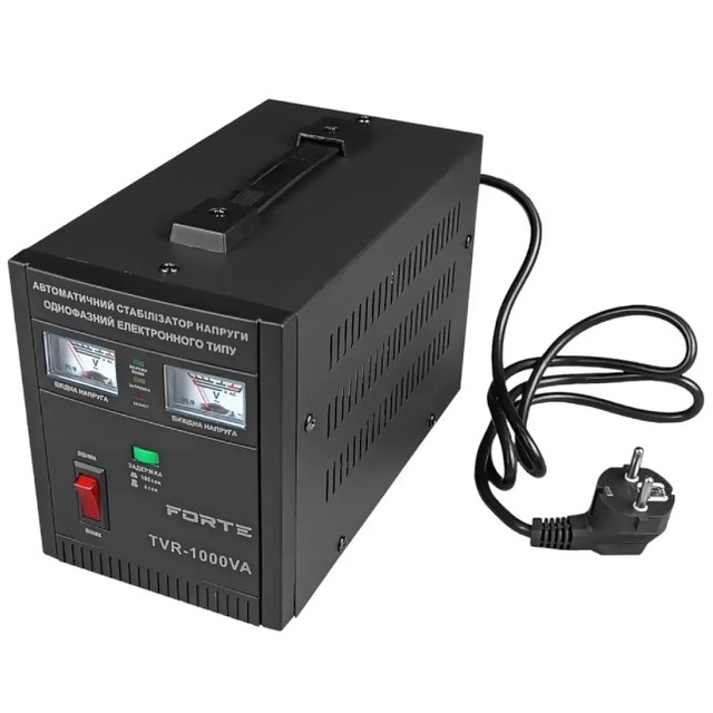 Стабилизатор напряжения релейный Forte TVR-1000VA (0,7 кВт, 1 фаза)