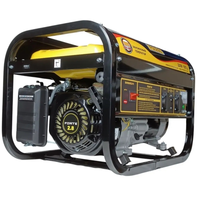 Бензиновий генератор Forte FG3800 PRO (3 кВт, мідна обмотка)