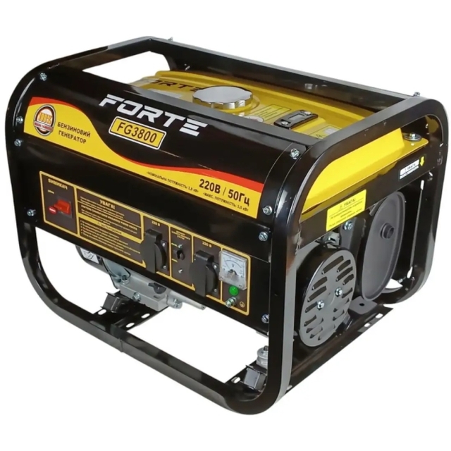Бензиновий генератор Forte FG3800 PRO (3 кВт, мідна обмотка)