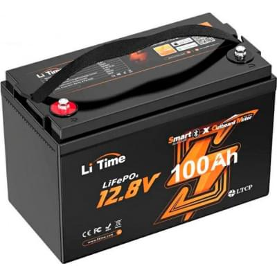Аккумулятор литий-железо-фосфатный LiTime OBM L12V100Ah-100-OBM-BT-4-A100 LiFePO4 Bluetooth