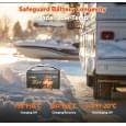Акумулятор літій-залізо-фосфатний LiTime L12V140-150-H190-BT-4  LiFePO4 12V 140Ah Bluetooth