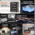 Аккумулятор литий-железо-фосфатный LiTime L 51.2V100Ah -100-COM-16-S3U LiFePO4 51.2V 100Ah Communication