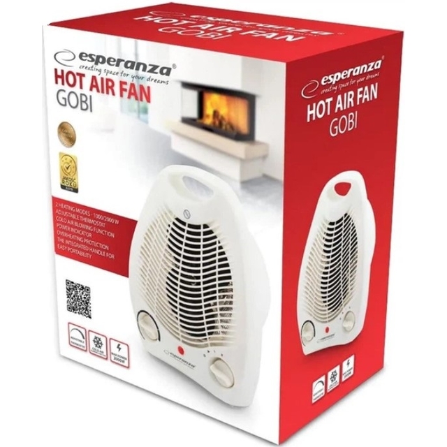 Тепловентилятор Esperanza EHH011 Fan Heater (1000/2000W)